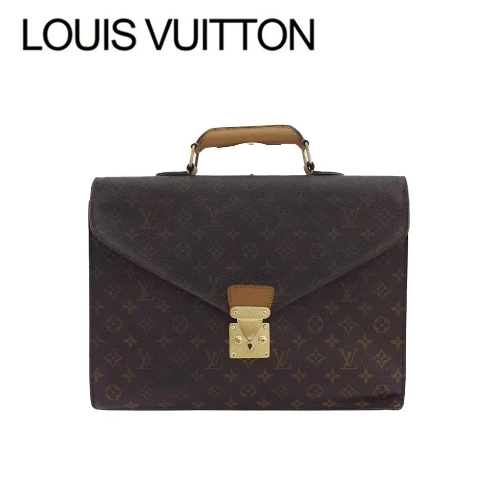 LOUIS VUITTON Business bag Brown beige Women M53331 Authentic secondhand - Picture 1 of 10